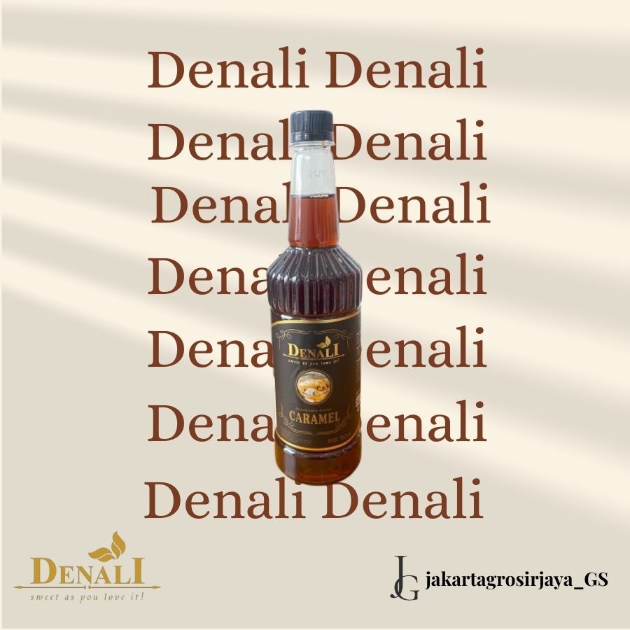 DENALI SYRUP CARAMEL 750 ml SIRUP - KARAMEL SIRUP 750 MILI