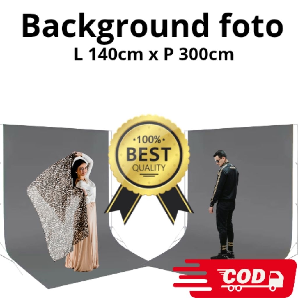 Kain Backdrop Foto Model Fashion Ukuran jumbo 140cm X 300cm | Background Photoshoot Lipat Serbaguna