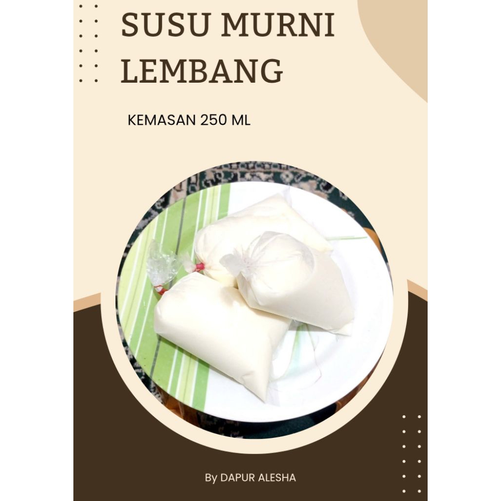 

Susu Murni Lembang Kemasan 250 ML