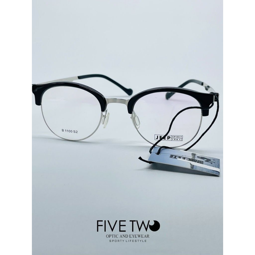 JEEP Spirit 1941 B1100 S2 – Half Frame Retro Unisex Original – Minus/Plus/Blue Light