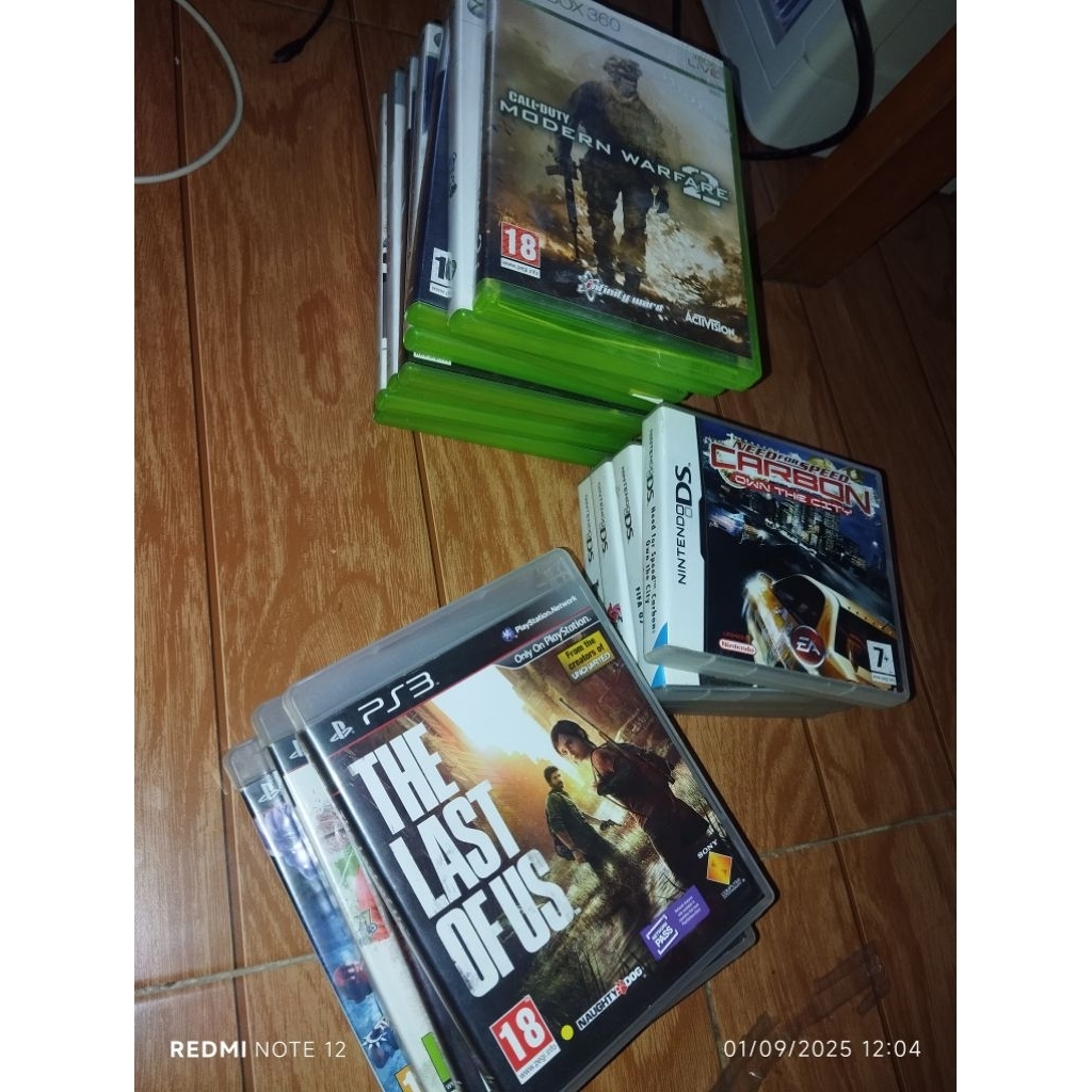 Kaset Game Borongan Xbox 360, PS3 n Nintendo DS