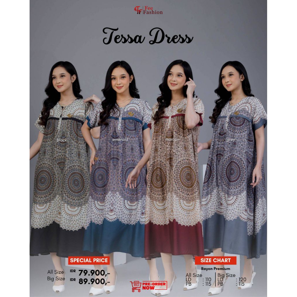 DASTER TESSA DRESS BY FEE FASHION
