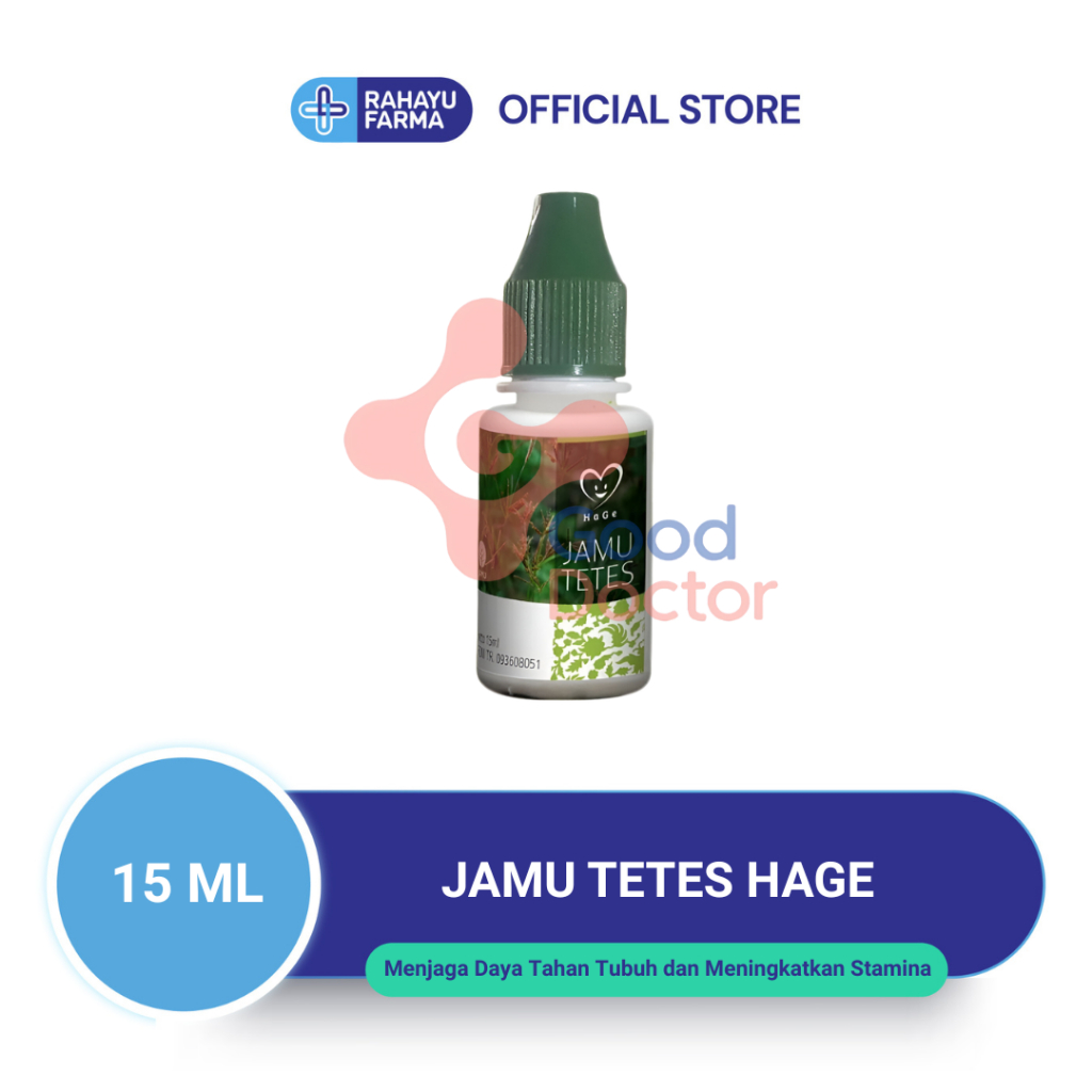 JAMU TETES HAGE - Jamu Tetes Hage Hg Asli Dijamin Original Isi 15 Ml