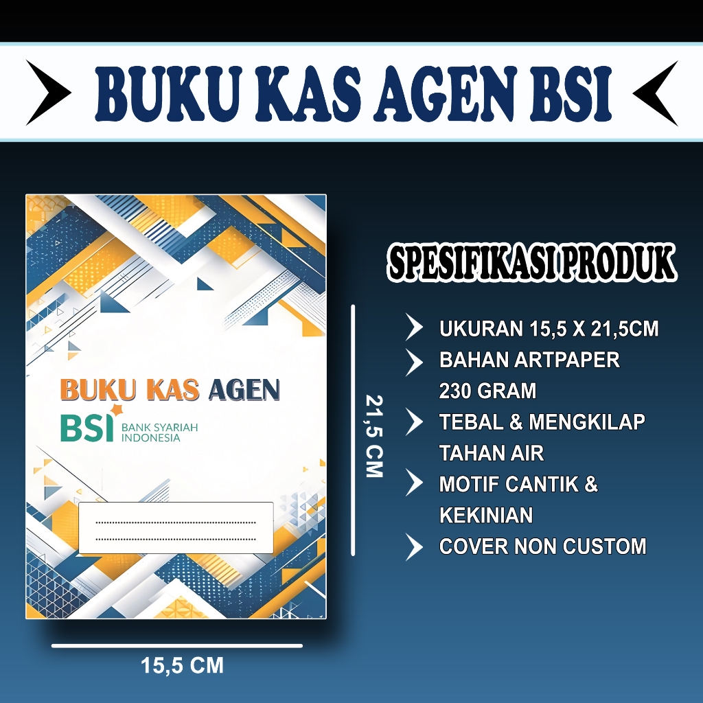 

BUKU KAS AGEN BSI BY GRAFISTETIK