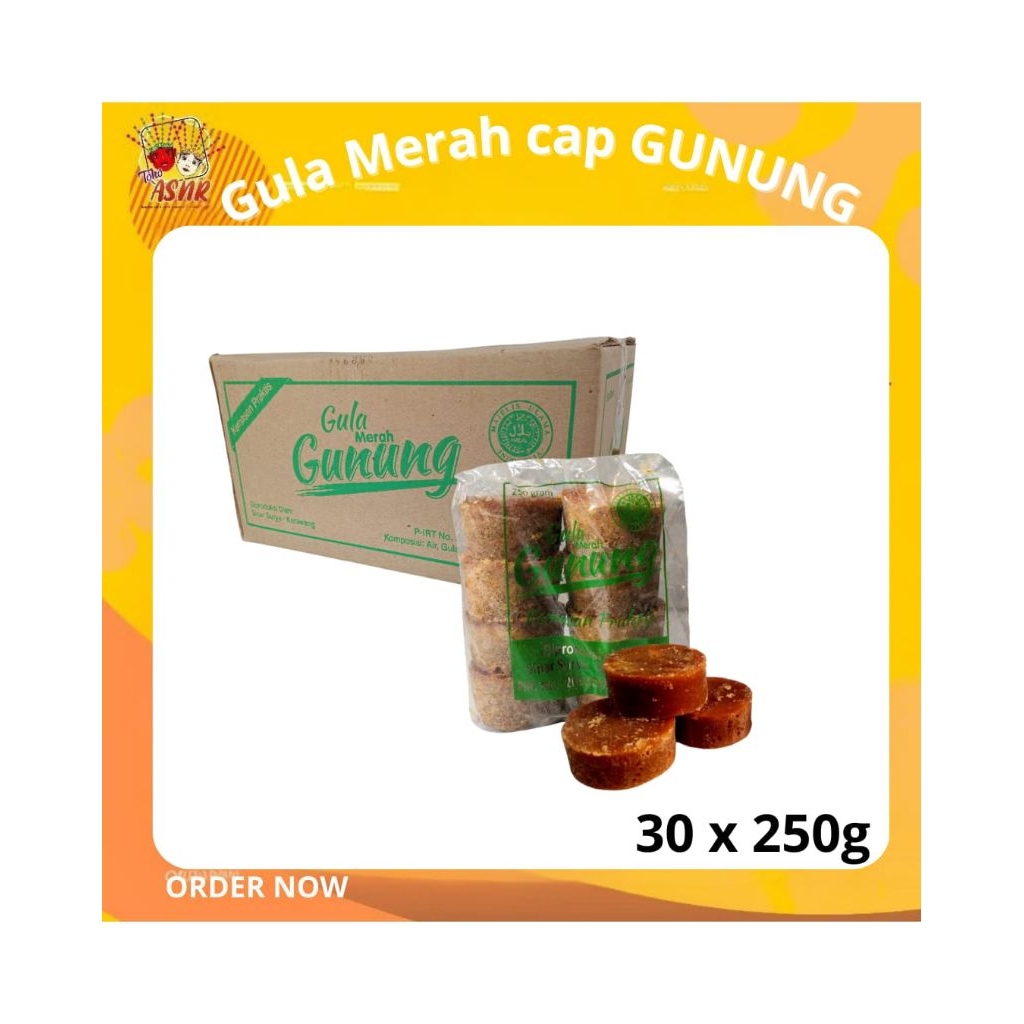 

Gula Merah cap Gunung 1 dus isi 30