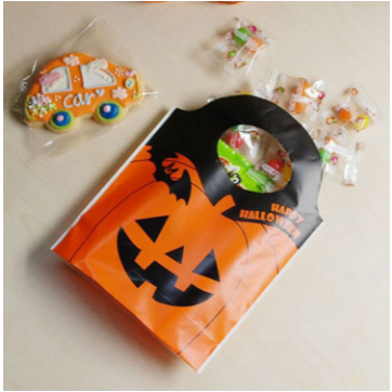 

Plastic Goodie Bag Handle Halloween Trick or Treat 10 pcs / Kantong Snack