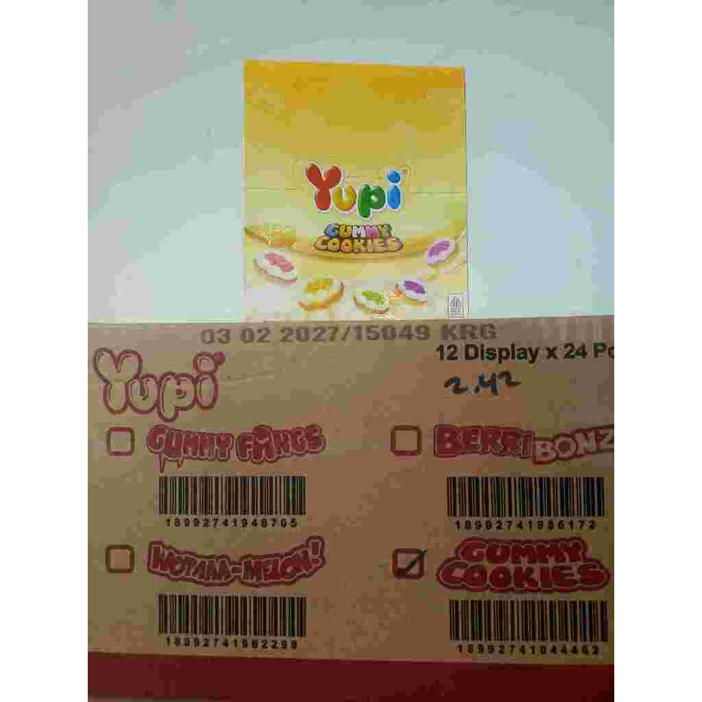 

Sehati Snack - Permen Yupi Gummy Cookies | 1pack (24pcs)