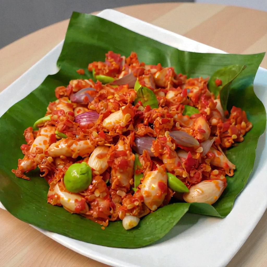 

Sambal Cumi Pete 250gr