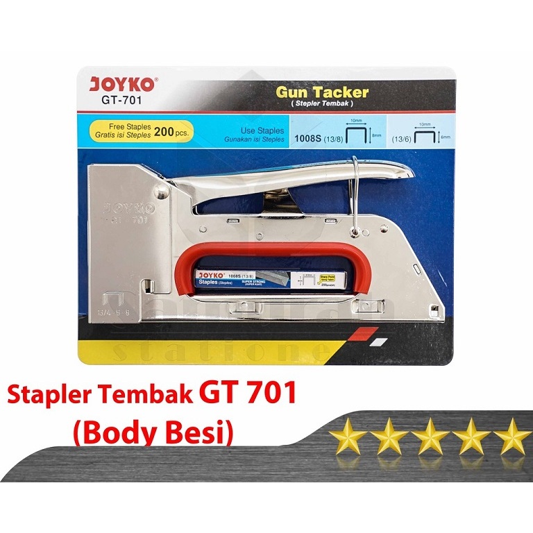 

(1PCS) Hekter Tembak Joyko [GT-701] / Staples Jok Motor / Stepler Stapler Tembak Kayu / Steples Gun Tacker (MURAH)