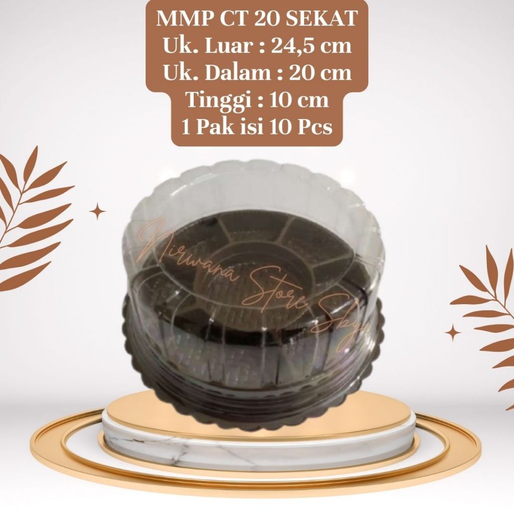 (10 Pcs) MMP CT 20 Sekat | Mika Tumpeng Mini / Mika Nasi Sekat