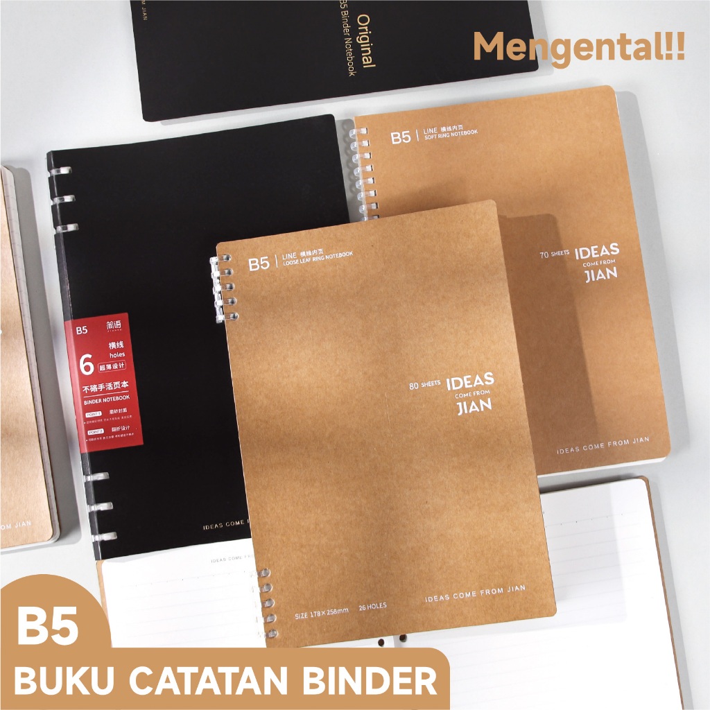 

Notebook Longgar B5 Dapat Digunakan Sebagai Inti Menebal Notepad Garis Horizontal Halaman Bagian Dalam Sapi Sampul Buku Koil Lunak Siswa Menggunakan Tiga Gaya Untuk Memilih Buku Caatatan Pertemuan Kantor