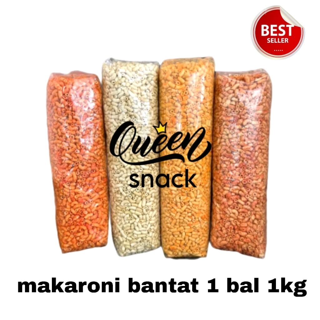 

1bal 1kg makaroni bantet varian rasa enak murah snack