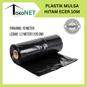Plastik Mulsa Hitam Perak Mulsa Perkebunan Mulsa Ecer Mulsa 10 Meter
