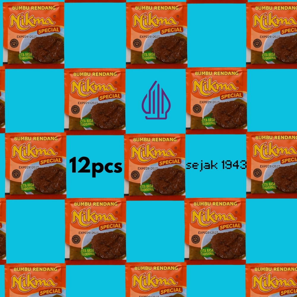 

Bumbu Rendang NIKMA Sachet 5g Isi 12 PIRT Halal Minang Tradisional Resep Padang