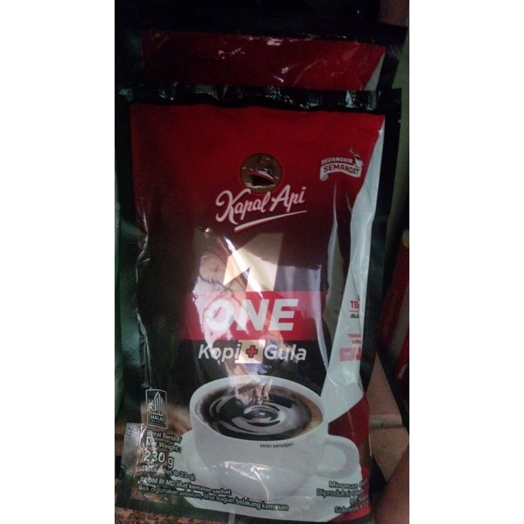 

kopi instan gula terpisah