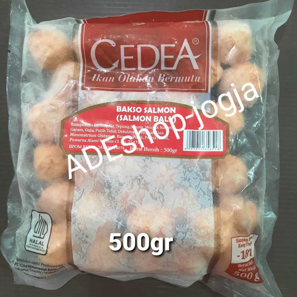 

baso bakso salmon cedea 500 gr bola ball