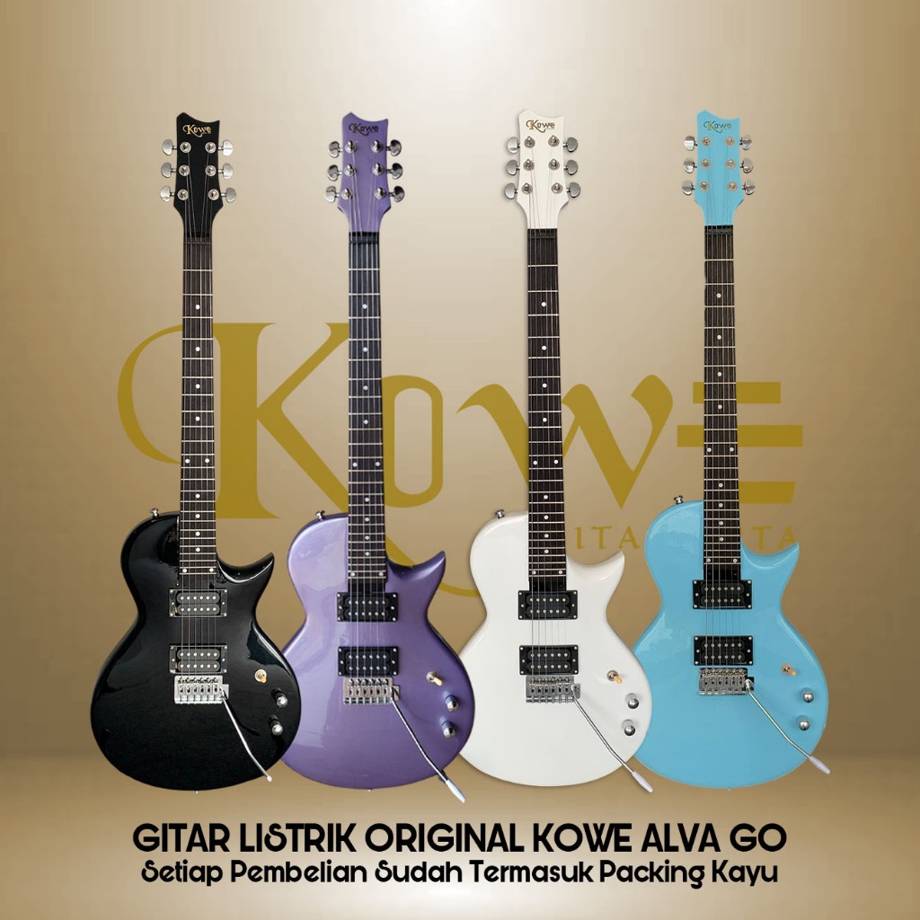 Kowe Gitar Listrik Original Alva Go
