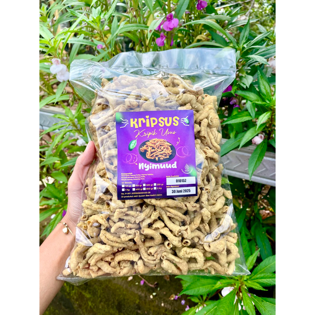 

Kripik usus ayam 1kg premium