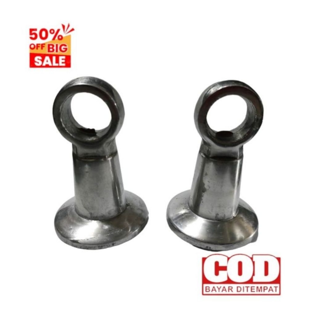 Pangkon shock dudukan belakang shock sepedah motor ukuran tanggung 8cm