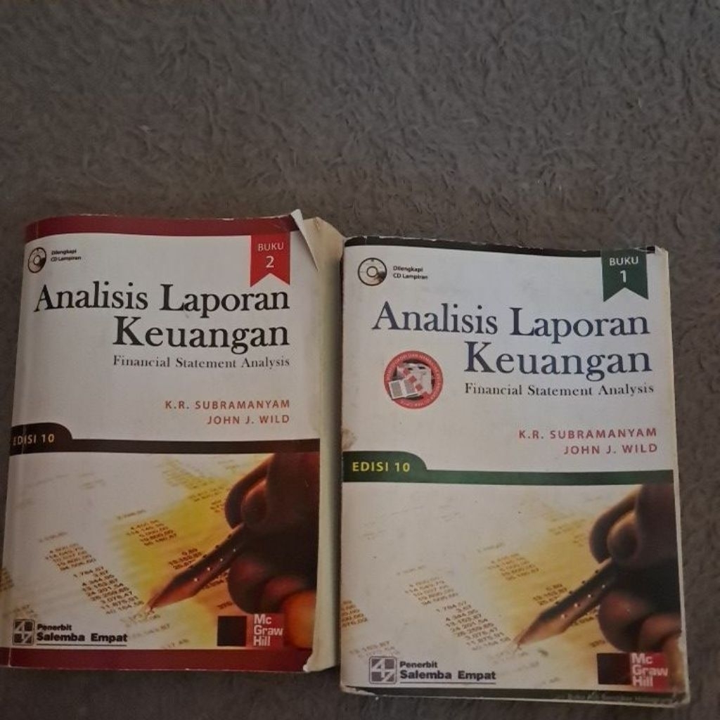 Buku Analisis Laporan Keuangan 1 &2 Bundling (Preloved)