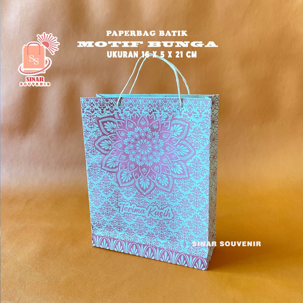 

PAPERBAG BATIK SIAP KIRIM UK 16X5X21