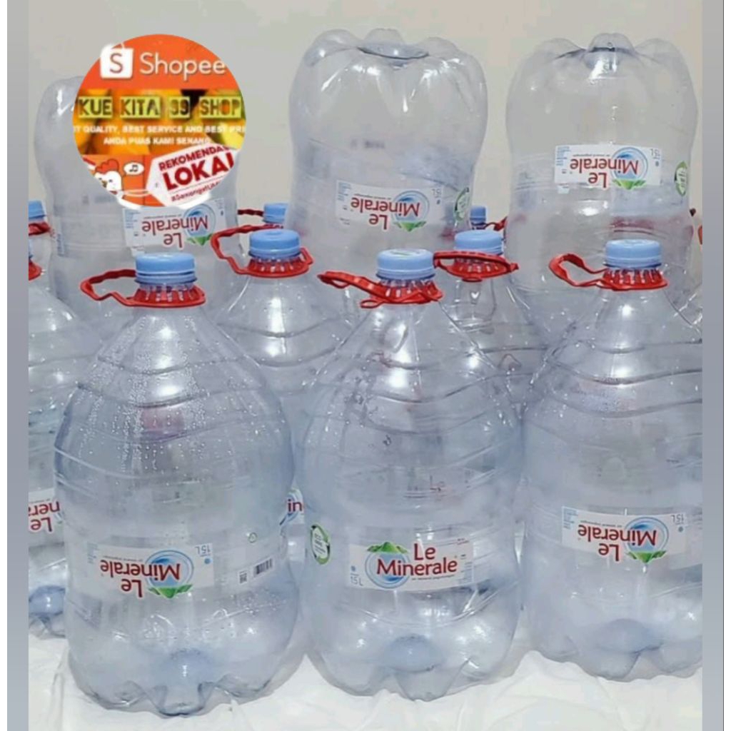 BOTOL MINUM GALON KOSONG LE MINERALE / CLUB 15 LITER KHUSUS INSTAN KURIR