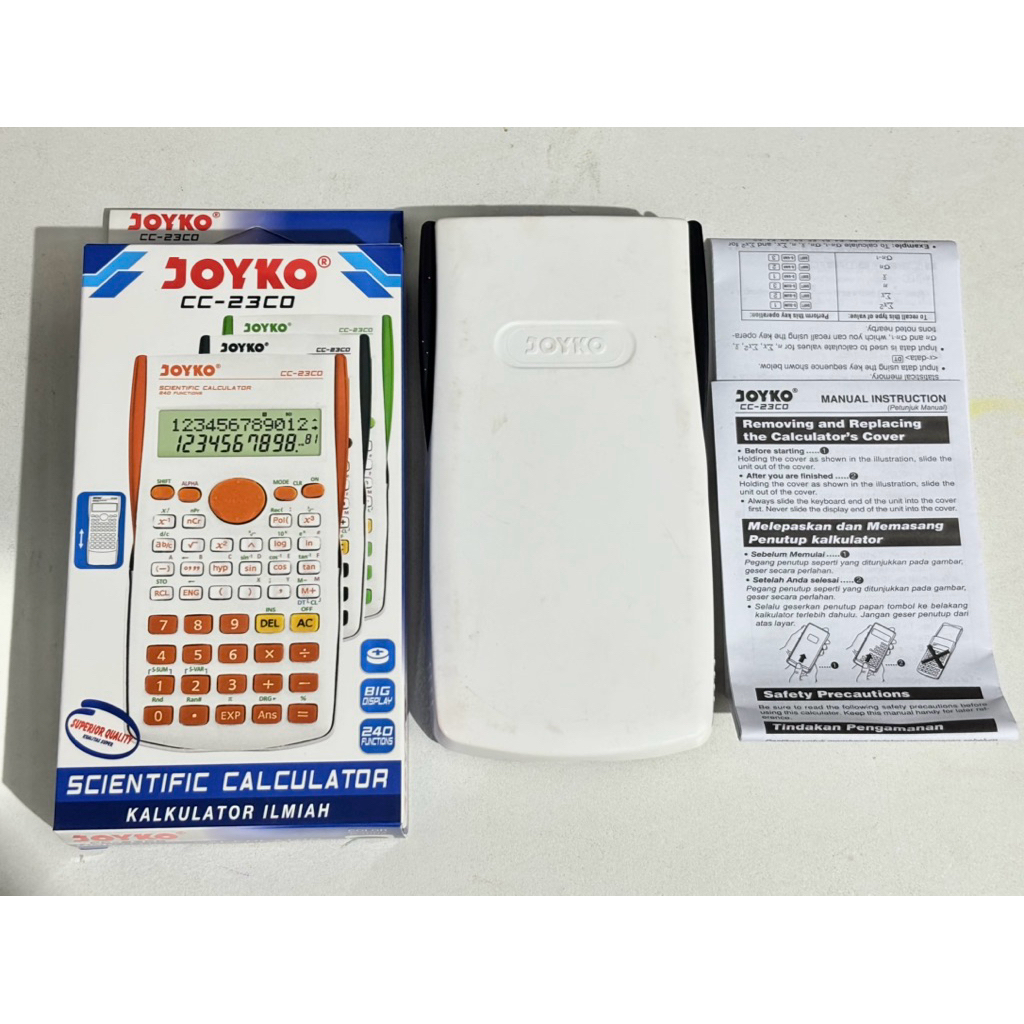 

Preloved Kalkulator Scientific Joyko