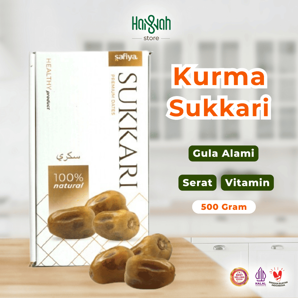 

Kurma Sukari Safiya 500 Gram Kurma Raja Basah Lembut Premium