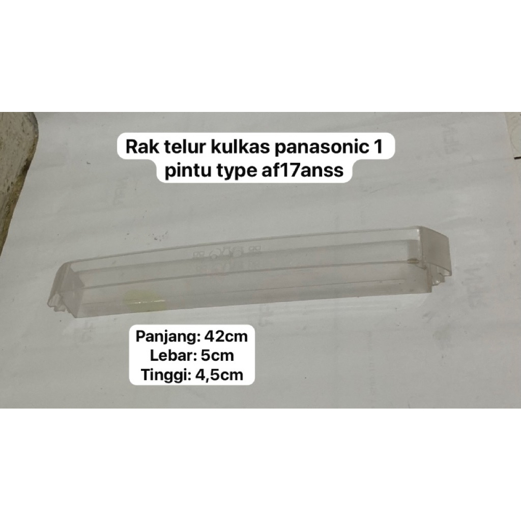 RAK TELUR KULKAS PANASONIC 1 PINTU TYPE AF17ANSS ORIGINAL SECOND | RAK KULKAS PANASONIK
