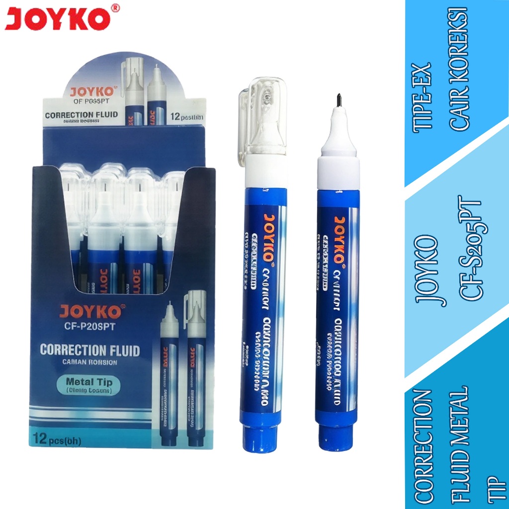 

Tipe-Ex Cair Koreksi - Joyko - Correction Fluid - CF-S205PT