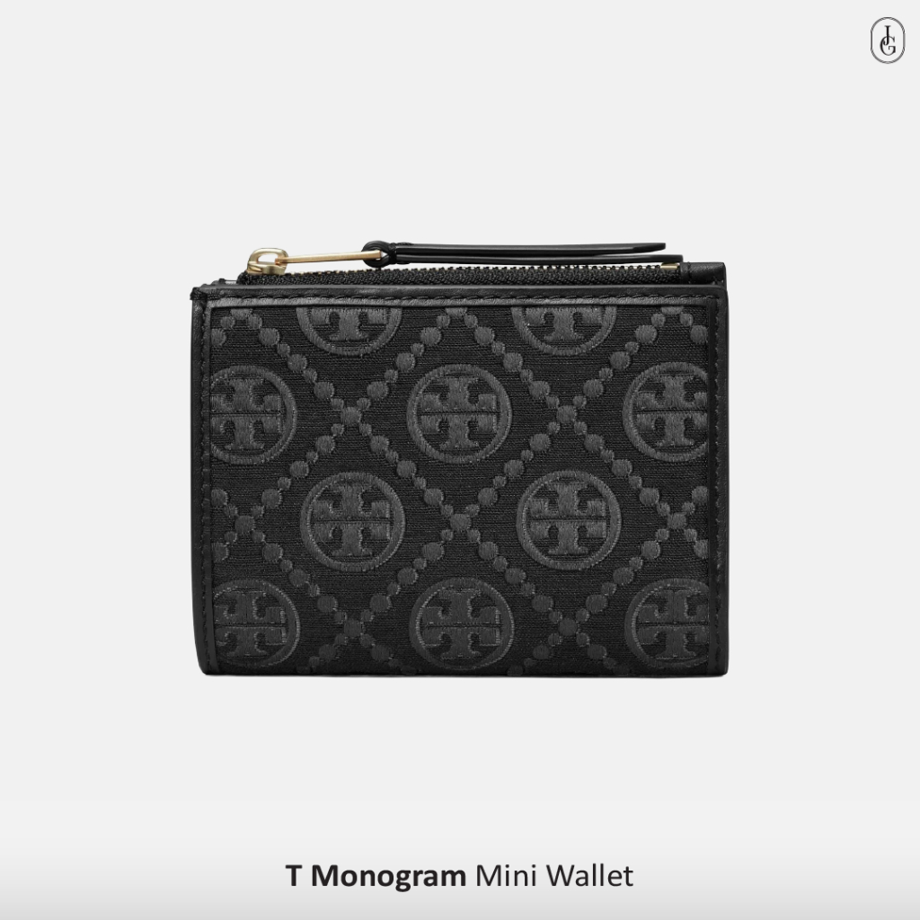 TB T Monogram Mini Wallet
