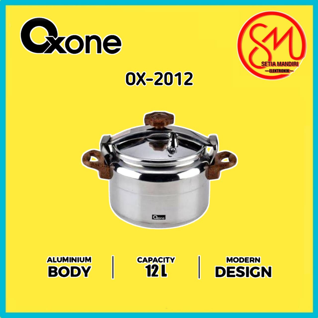 OXONE Panci Presto Alumunium 4 8 12 20 Liter OX-2004 OX-2008 OX2012 OX2020 Overheat Protection
