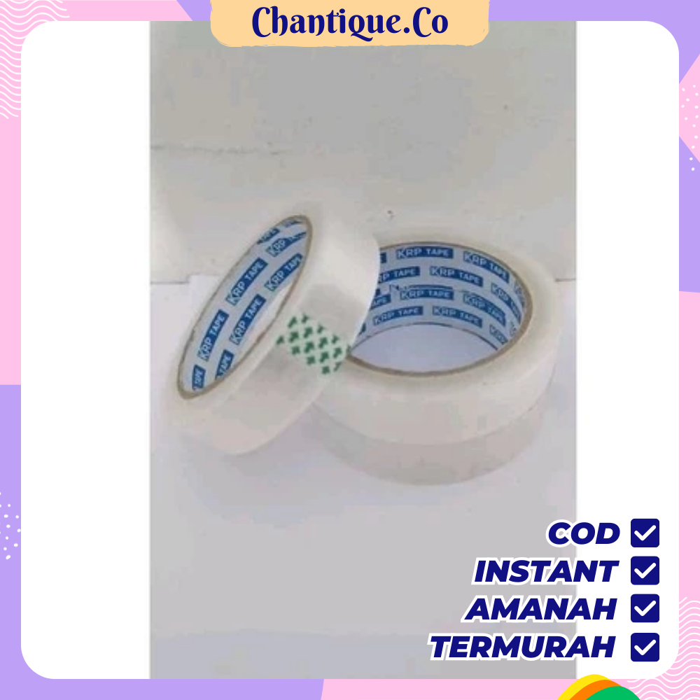 LAKBAN 24 MM 90 YARD | ISOLASI 1 INCH BENING | SOLASI BENING | LAKBAN BENING 24MM