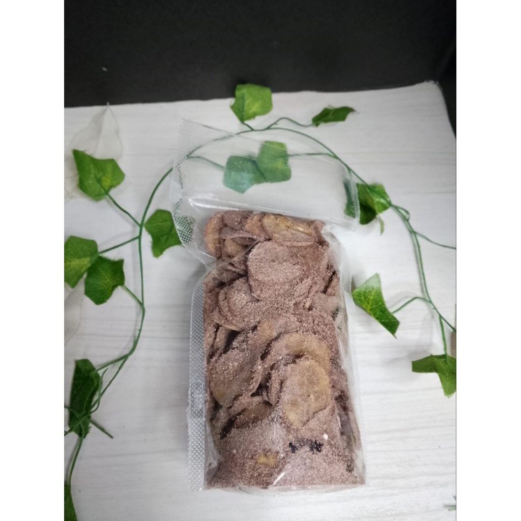 

Kripik pisang coklat bubuk