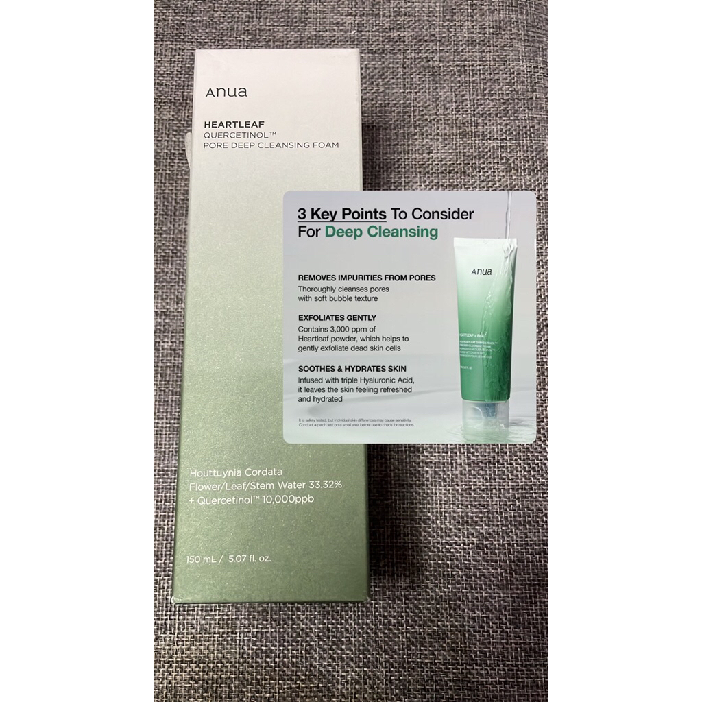 Anua Heartleaf Quercetinol Pore Deep Cleansing Foam