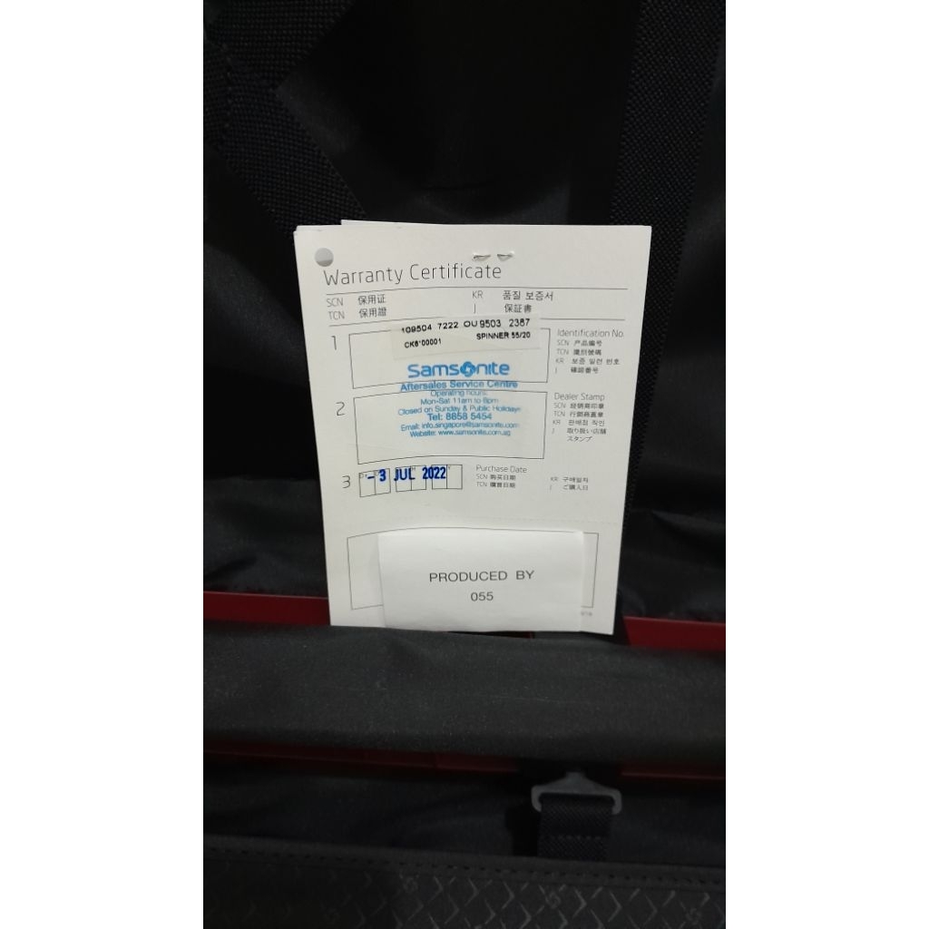 KOPER SAMSONITE MAGNUM SMALL 20 INCH