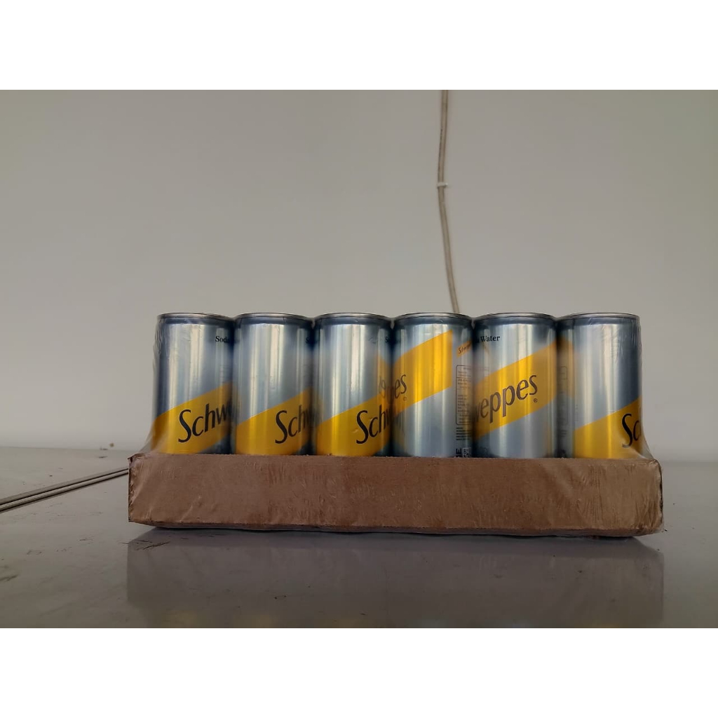

Schweppes Soda Water Drink Can Kaleng 250ml Karton