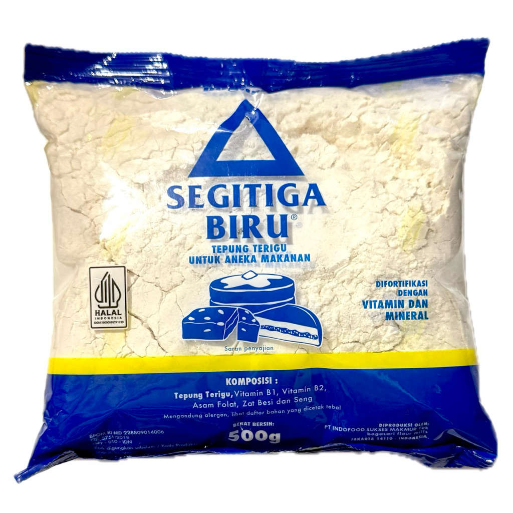 

Tepung Terigu Segitiga Biru 500 gr