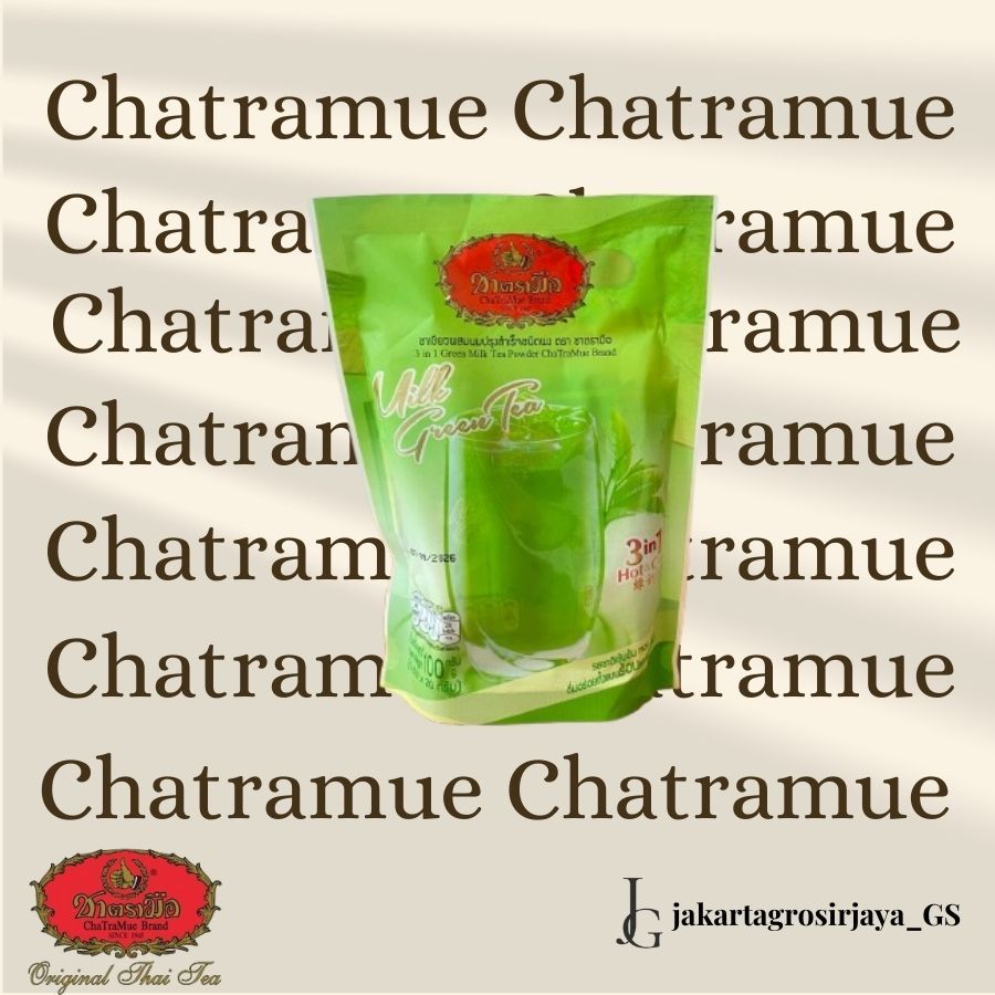 

Chatramue Instant Thai Milk Green Tea 5 sachet x 20gr
