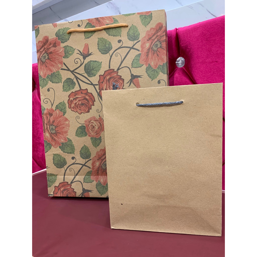 

PAPER BAG COKLAT MINI POLOS|PAPER BAG COKLAT MOTIF
