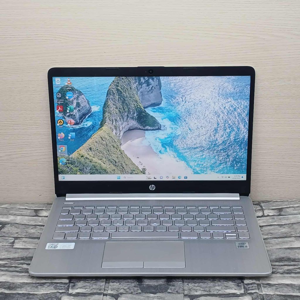 LAPTOP HP 14S-CF2517TU INTEL CORE I3-10110U 8GB SSD 256GB
