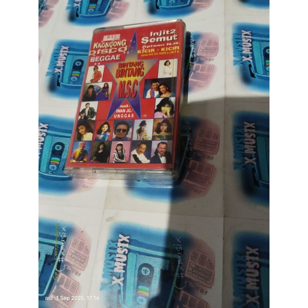 kaset pita bintang bintang dangdut msc