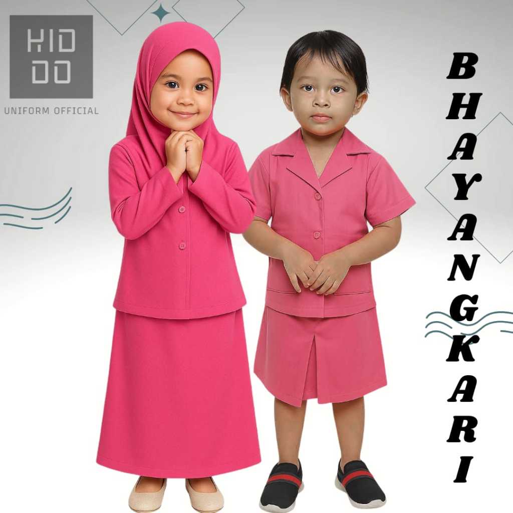 Baju anak BHAYANGKARI / 1 stell baju BHAYANGKARI anak / baju BHAYANGKARI anak muslim