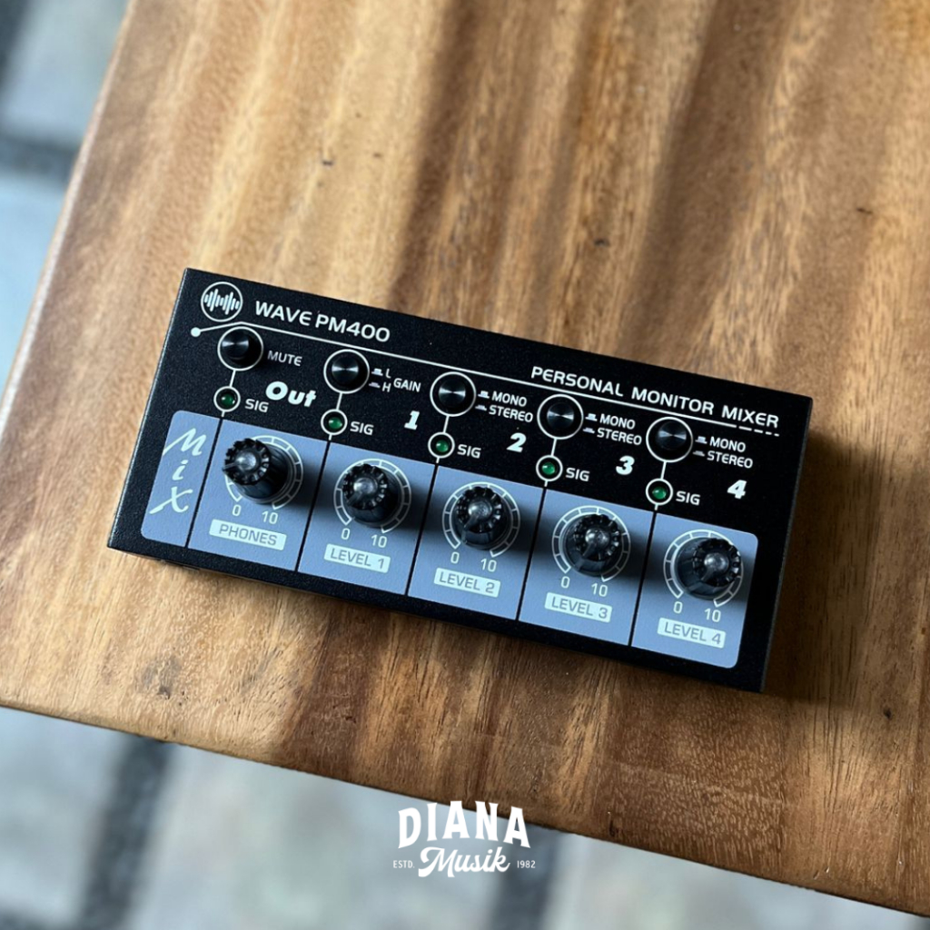 Wave Audio PM400 / PM 400 Personal Monitor Mixer