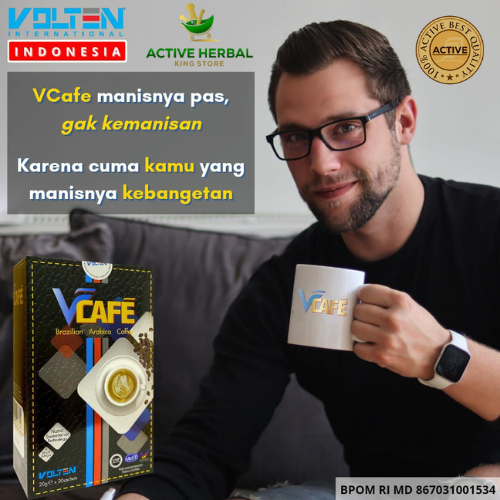 

VCAFE Premium kopi krimer volten ala Brazilia arabica coffee (isi 20)
