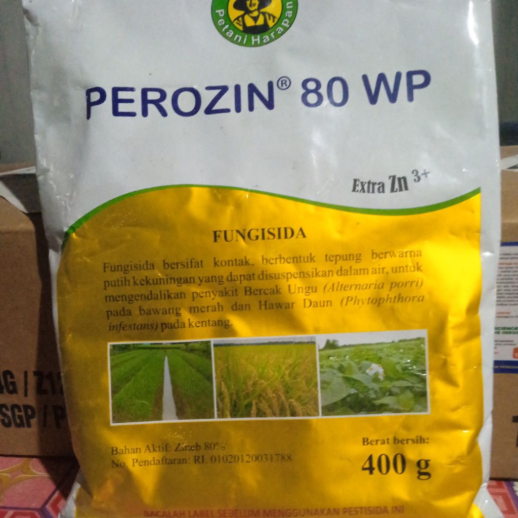 PEROZIN FUNGISIDA KONTAK ZINEB 80 WP 400GR