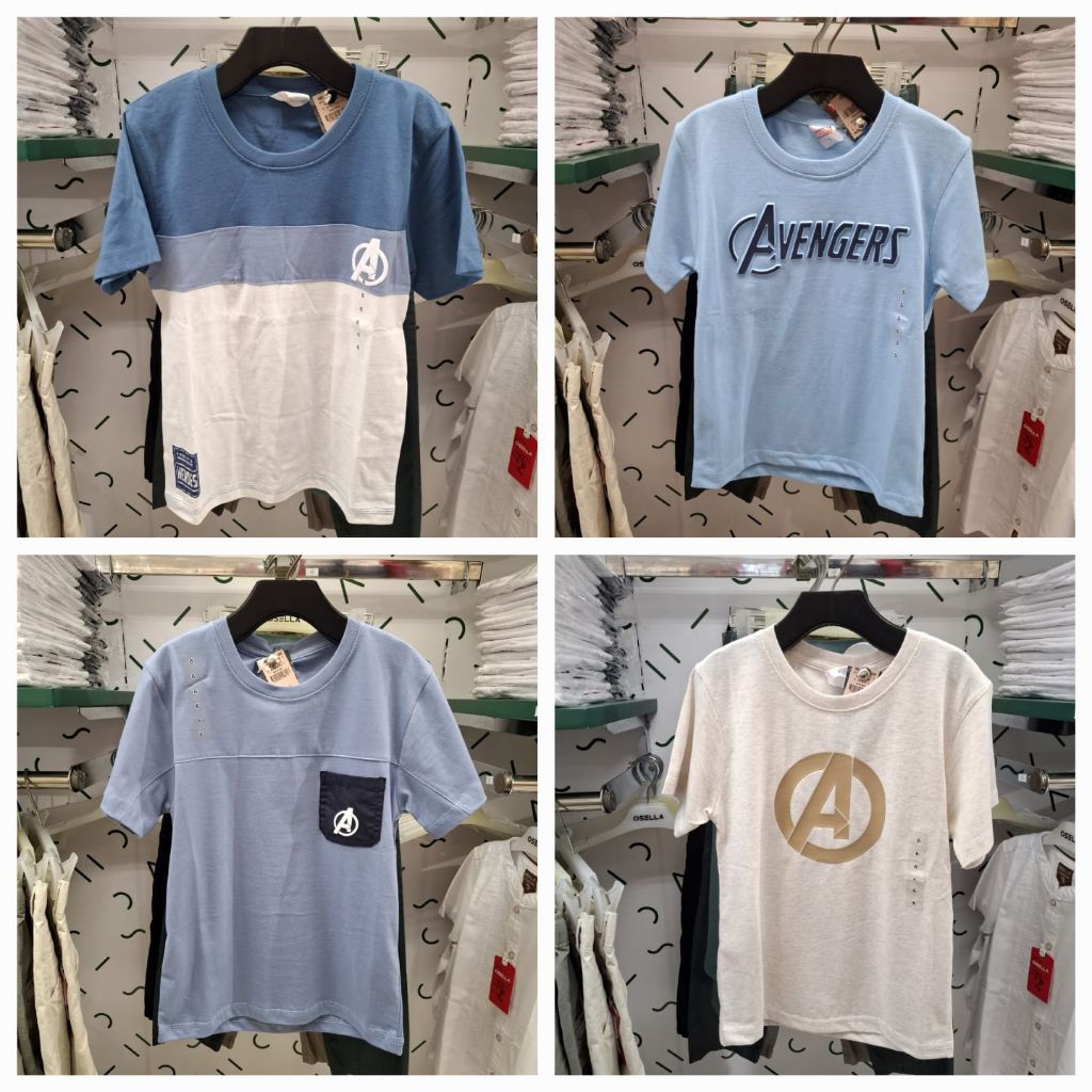 Marvel X Nevada Baju Kaos Lengan Pendek Anak Laki Laki Original