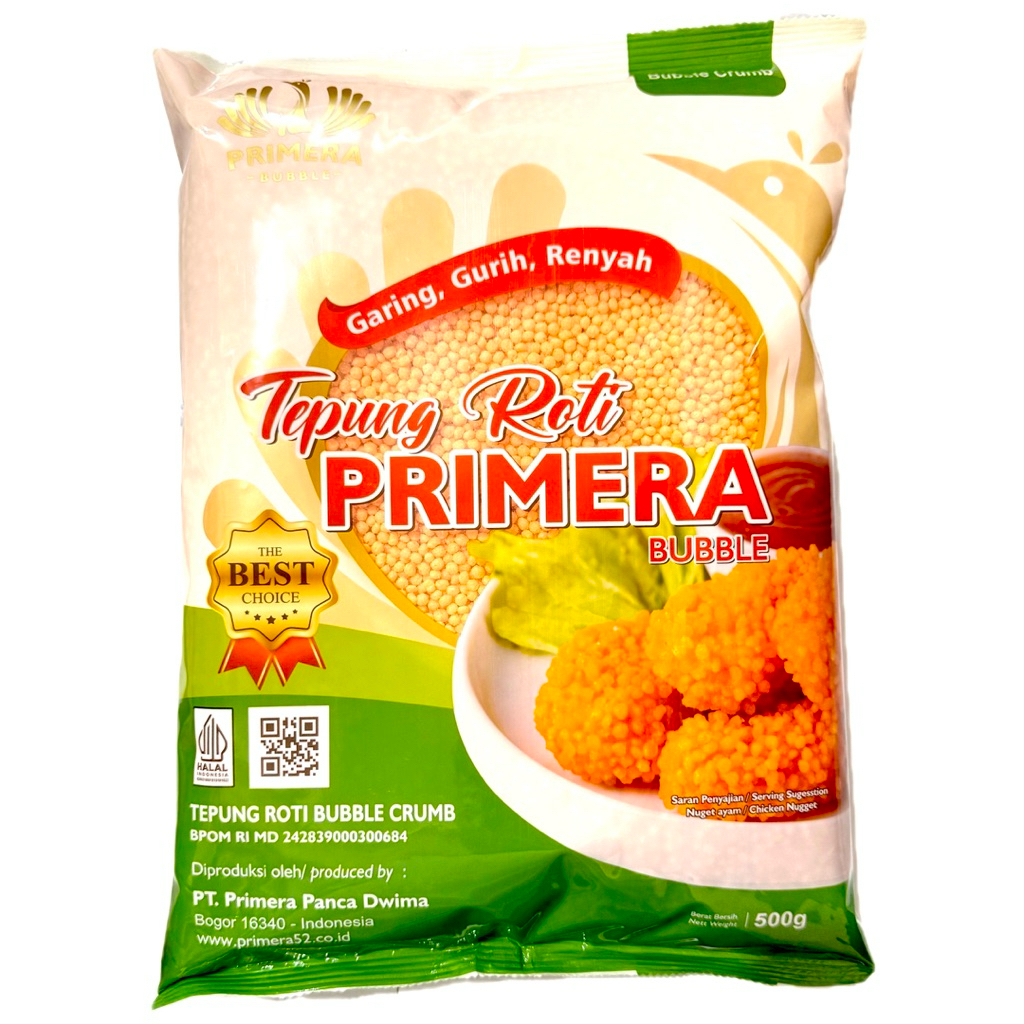 

Primera Panko Tepung Roti Bubble Crumb