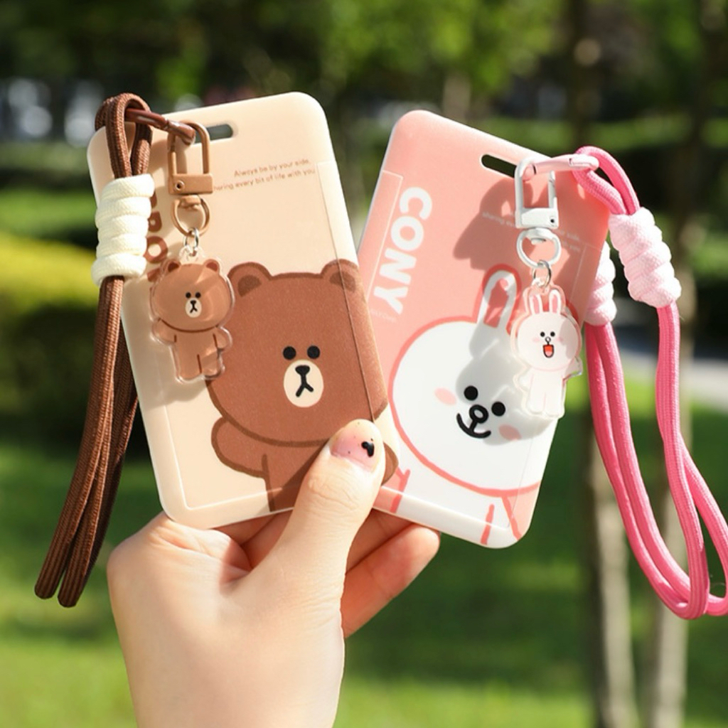 

CARD HOLDER BROWN CONY LINE FRIENDS ID CARD HOLDER
