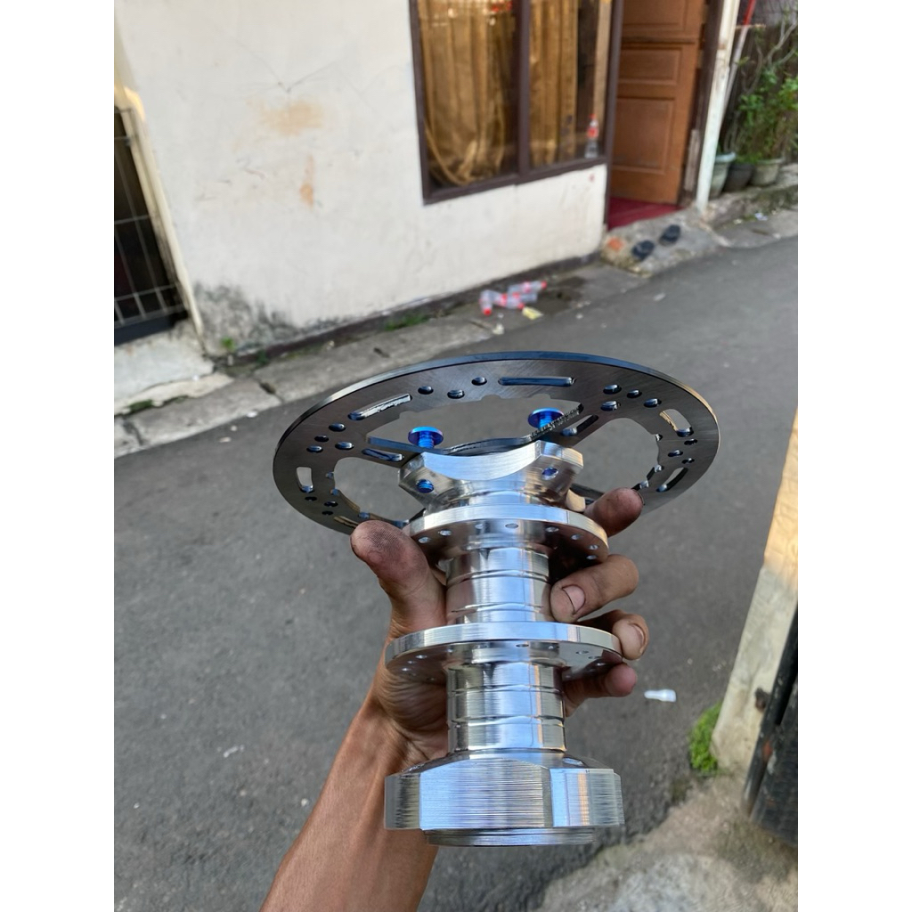 Tromol belakang becak pnp mx king double disc